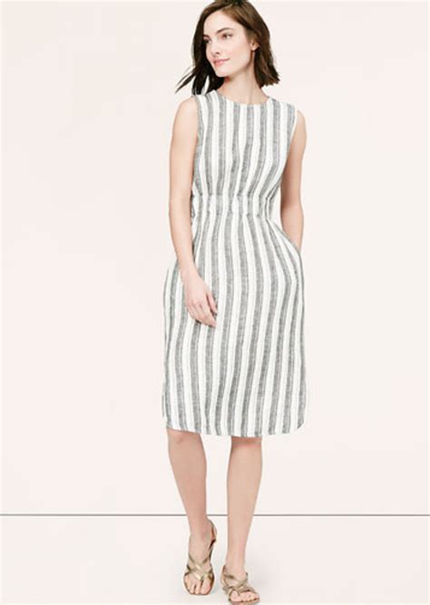 loft striped dress